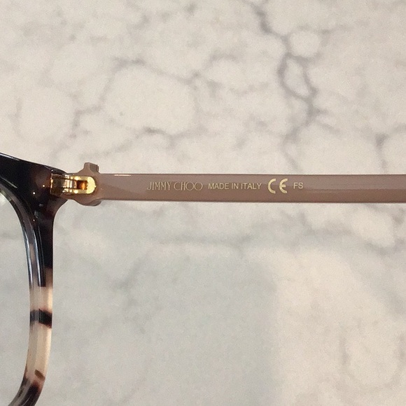Jimmy Choo JC310/G 00T4 53 Havana Pink Eyeglasses - Picture 6 of 8